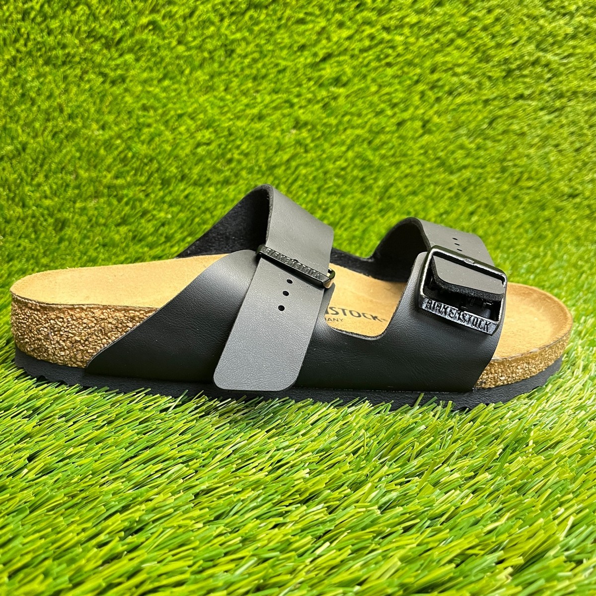 Birkenstock Black Arizona Sandals Size 9 Birkenstock Arizona Flex Platform Sandal Black Leather  main image 4