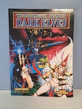 Warhammer Armies Dark Elves Supplement Book Games Work Shop 4th Edition 1995