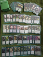 Custom MTG 60-Card Deck: Mono-Green Hydras & Oozes! Sleeved + Box + 5 Tokens