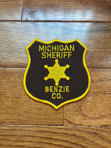 Benzie County Michigan Sheriff’s Department Police  Patch