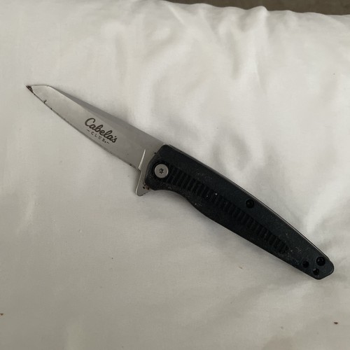 Cabela's Knife 10 Year Club Member Manual Opening Tactical Liner Lock