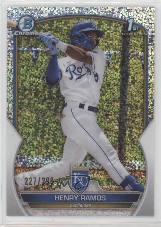 2023 Bowman Chrome Prospects Speckle Refractor /299 Henry Ramos #BCP-96