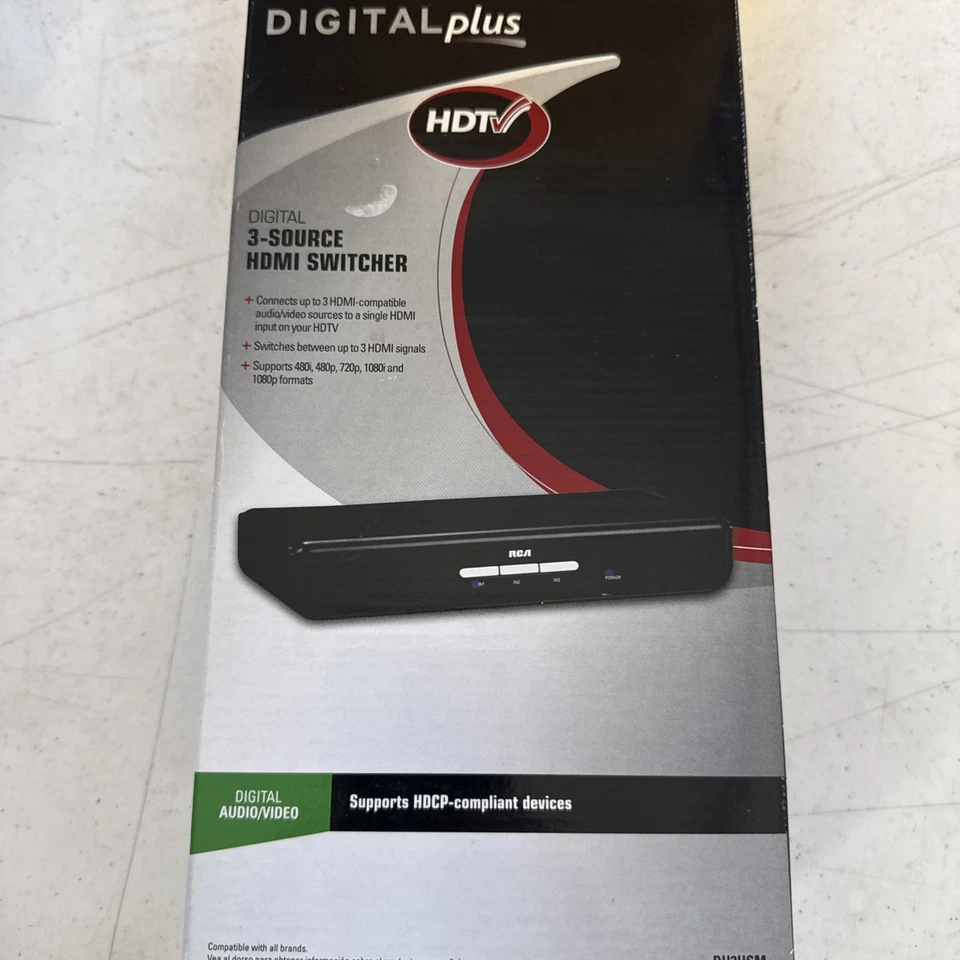 RCA DH3HSM Digital Plus HDMI Switcher - Image 2 of 3