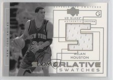2003-04 UD Glass Superlative Swatches Allan Houston #SS-AH 0f6