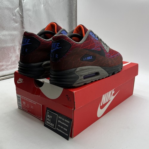 Größe 10 - Nike Air Max Lunar 90 Jacquard Red Clay (654468-600) - Bild 5 von 9