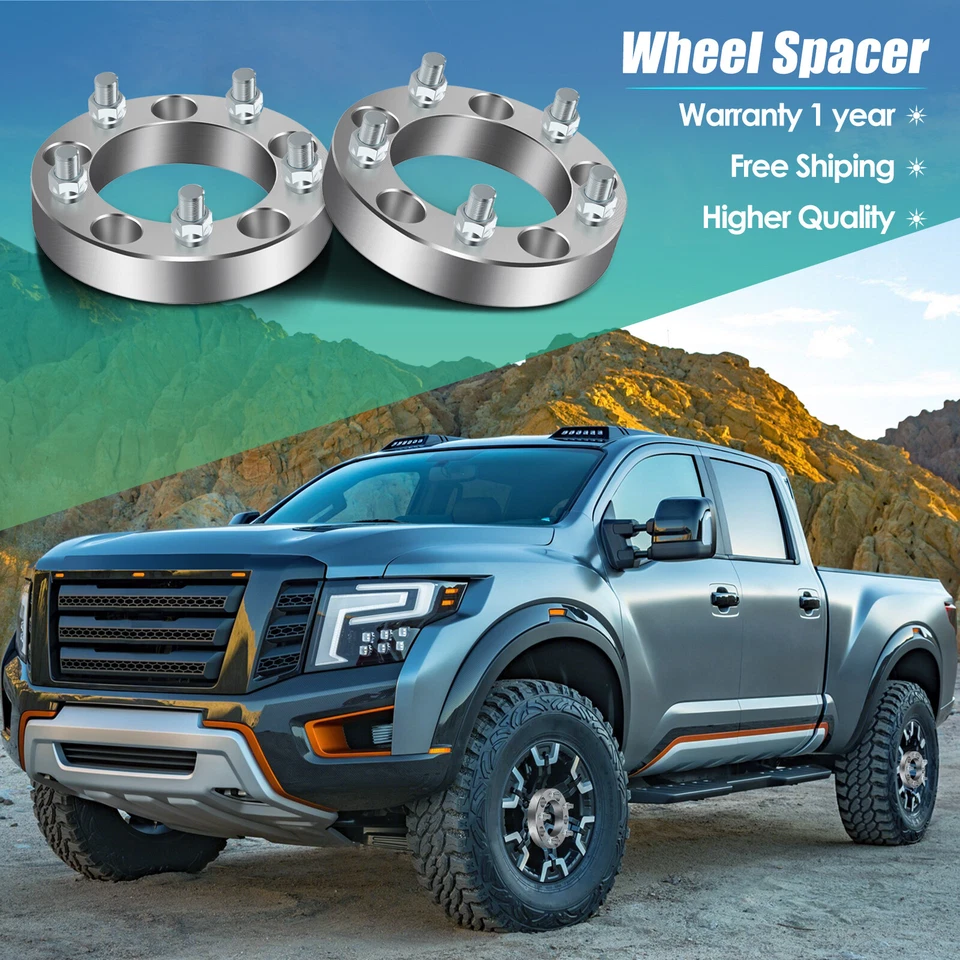 4 piezas espaciadores de rueda 1,25" 5x5,5 para Dodge Ram 1500 Jeep CJ5 CJ6 Ford F-150 E-150 Foto 2 de 4