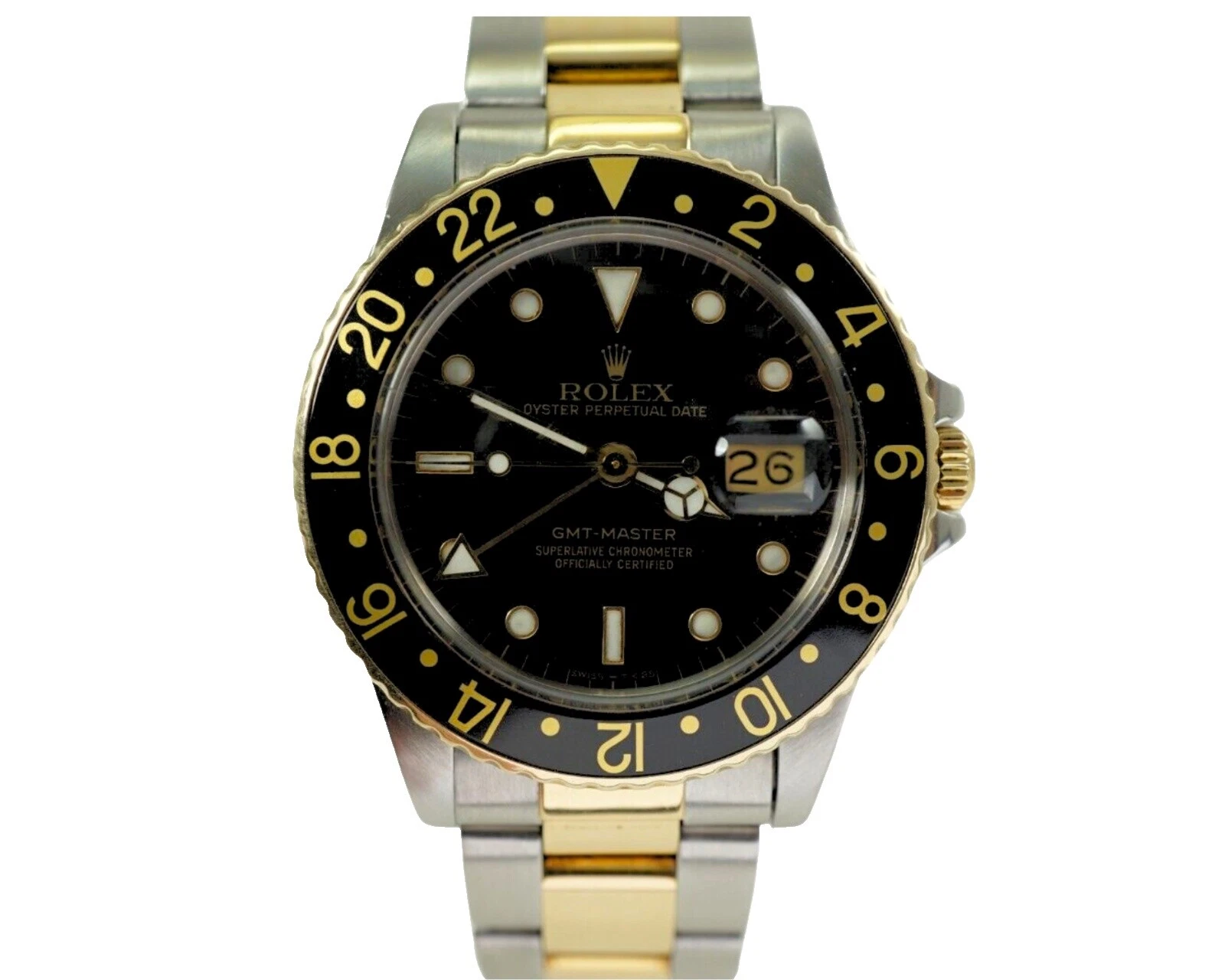 Rolex GMT-Master Stainless Steel Band Luxury Wristwatches