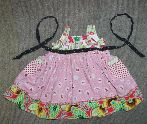 Matilda Jane PLATINUM Little Red Cape Knot Dress - Size 18 Months - EUC