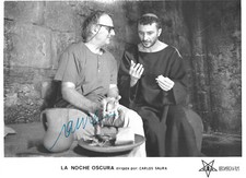 Carlos Saura Autogramm signed 18x24 cm Bild s/w