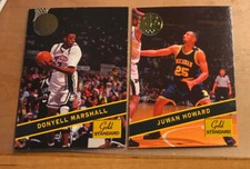 2 '94 Juwan Howard,Donyell Marshall Signature Rookies Gold Standard Cards