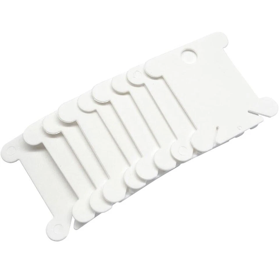 200pc Plastic Embroidery Floss Bobbins Cross Stitch Thread Holder Sewing Storage - Image 4 of 4