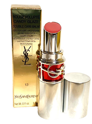 Yves Saint Laurent Rouge Volupte Candy Glaze Double Care Balm -13 Flashing Rose