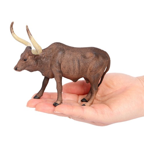 Simulated Animal Model Buffalo Cow Calf Toy Model - Picture 28 of 40