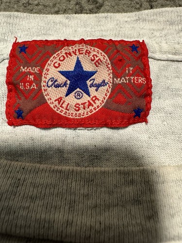 Vintage 93' CONVERSE All Star Chuck Taylor Basketball Shoe 75th Anniversary 2XL? - Picture 9 of 17