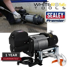 Sealey Recovery Winch 8180kg (18000lb)Line Pull 12V Industrial Premier 