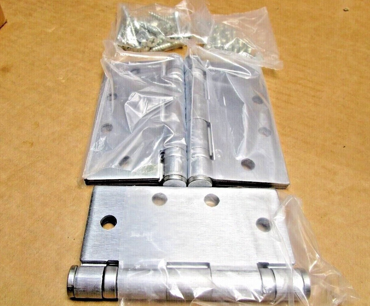 MCKINNEY MAC PRO MPB79 4 1/2" x 4 1/2" DOOR HINGES W/HARDWARE PACKAGE