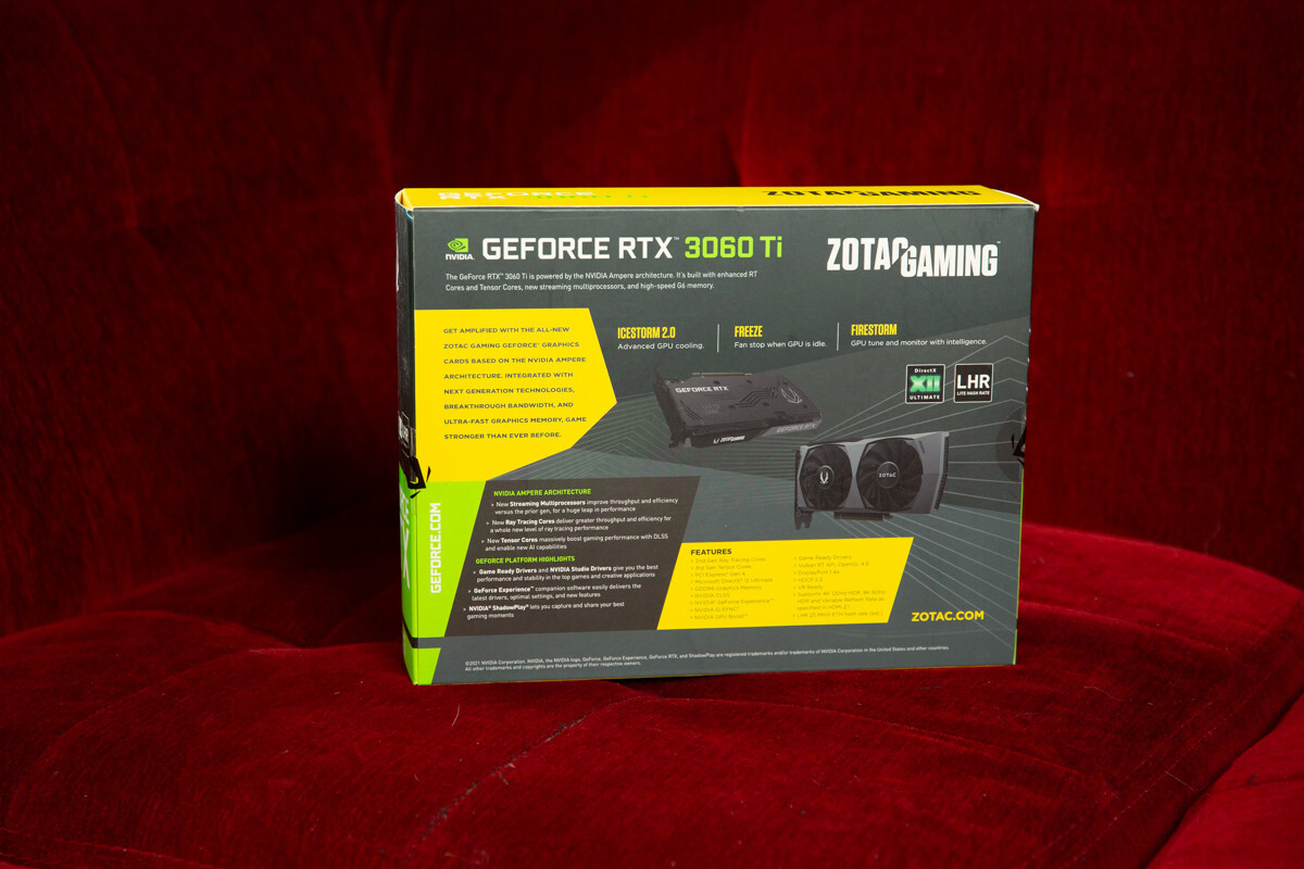 ZOTAC GAMING GeForce RTX 3060 Ti Twin Edge OC LHR 8GB GDDR6
