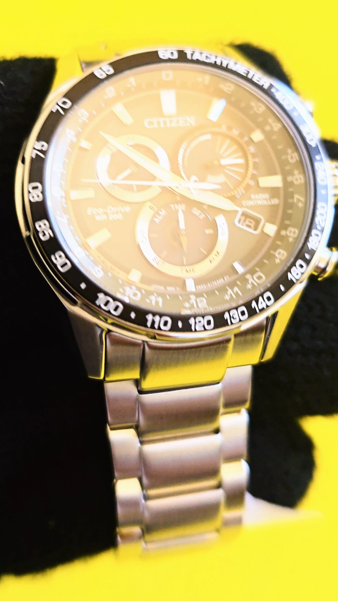 Citizen Radio Controlled Green Men's Watch Sapphire Dial Eco-Drive