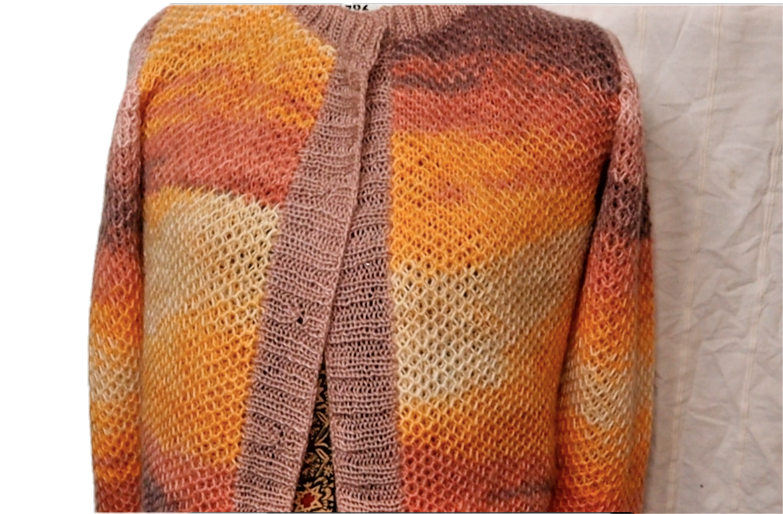 Ilkadim Export Angora Active Strickwolle – 5 X 100 G (500 G), Farbverlauf, 25% Mohair, Nadelstärke 4–5