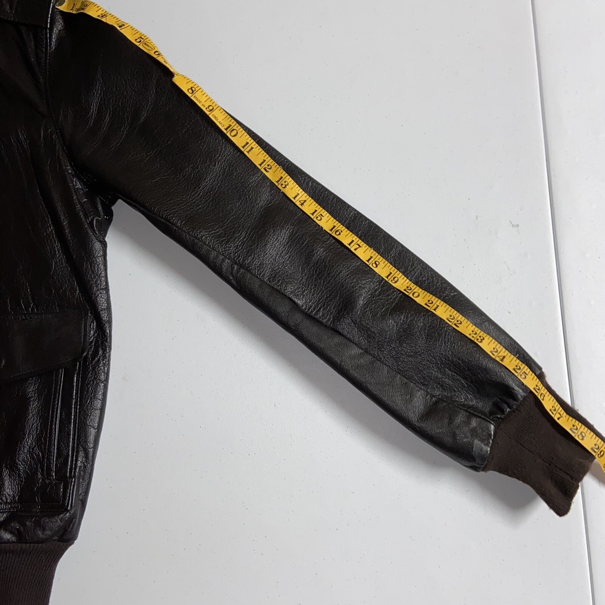 Eddie Bauer 黒タグ ヴィンテージ A2 レザージャケット 42 Eddie