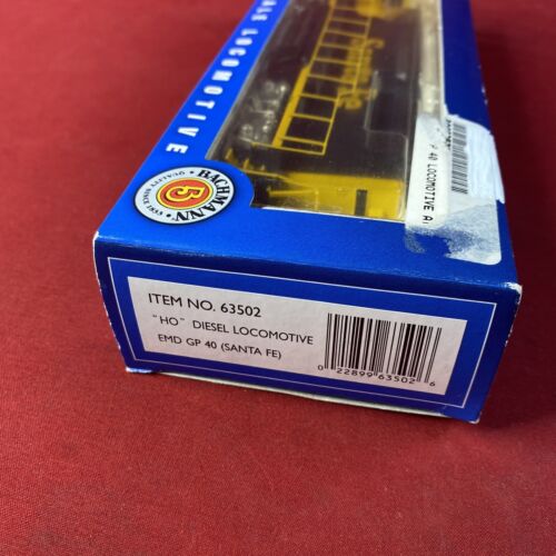 Bachmann HO Scale SantaFe GP40 Diesel #3500 W/Original Box & Manual (Item 63502) - Picture 12 of 14