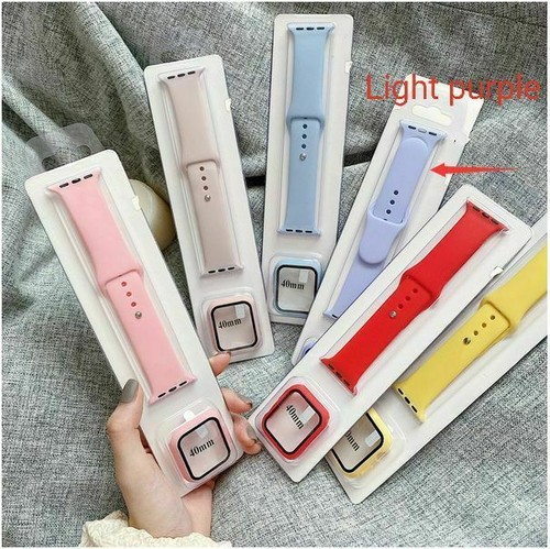Sport Silicone Watch Band Strap+Case For Apple iWatch Series 10 9 8 7 6 SE 5 432 - Picture 7 of 12