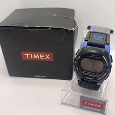 Timex Expedition T49660 Unisex Gray/Blue Nylon Digital Dial Quartz Watch ABA184