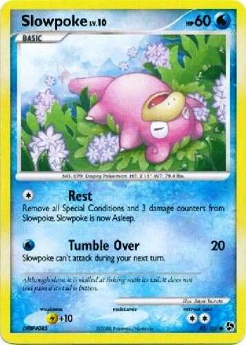 Slowpoke 82/106 D&P Great Encounters Uncommon MINT! Pokémon