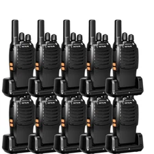 10Pack Retevis H777 Rechargeable Affordable Business 2W Two Way Radio For School