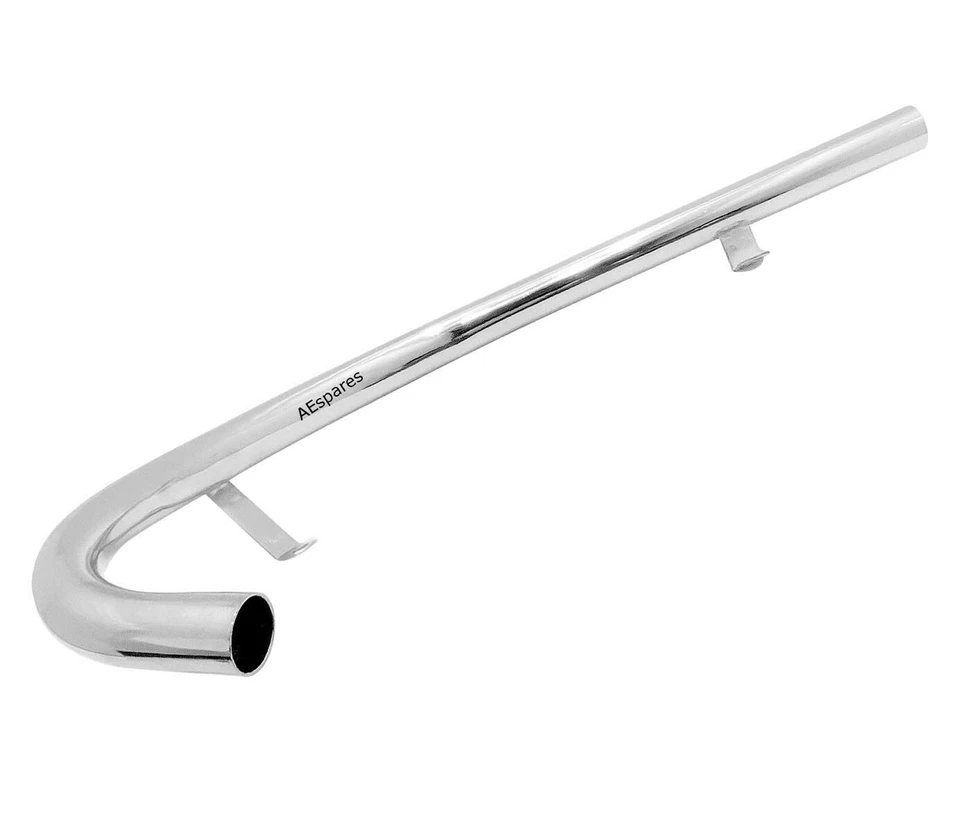 Se adapta a silenciador de escape corto Royal Enfield Bullet 500cc y tubo S2u Foto 3 de 4