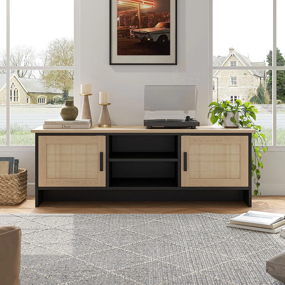 Tv online cabinet rattan