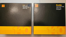Vintage Kodak Carousel Two Units 2  140 Slide Projector Trays Original Box