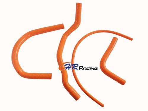 Orange Silicone Radiator Hose for 1987-2006 Yamaha Banshee 350 YFZ350 - Picture 1 of 7