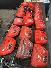 Lot Of 18 Tested MILWAUKEE 48-59-2401 12V M12 BATTERY CHARGER
