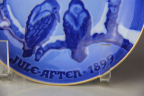 1991 B & G Centennial Plate (1895-1995) "The Crows" Reproduction of 1899 - Picture 4 of 12