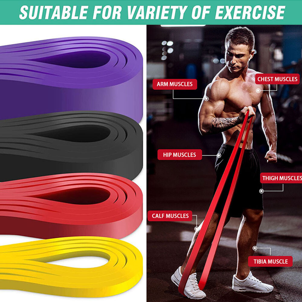 Workout Bands Woven Resistance Bands PowerFit Braided Exercise