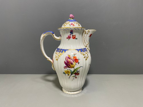 KPM Berlin Kaffee Service 21-tlg. Breslauer Stadtschloss Blumen Schuppen 1.Wahl - Bild 4 von 24