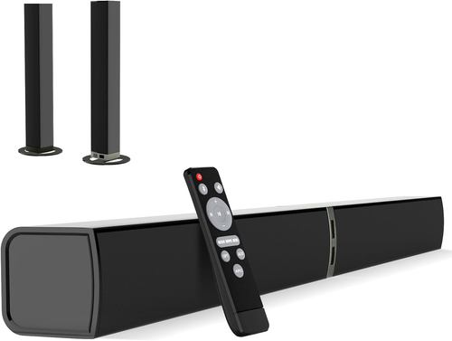 Soundbar für Smart TV, 80W Bluetooth Soundbar 2 in 1 abnehmbares Design, Deep Ba - Bild 12 von 12