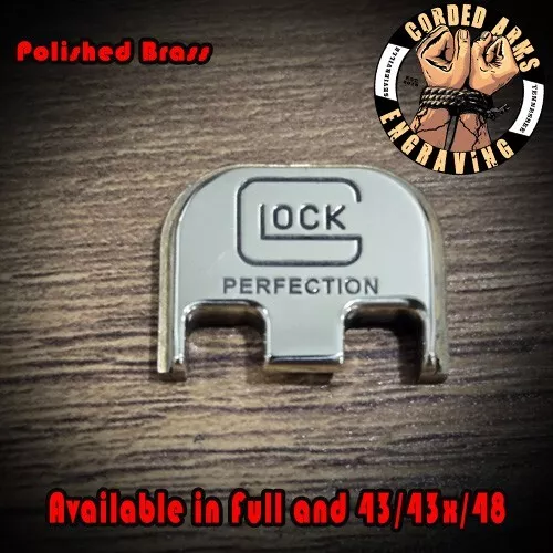 Glock Perfection Polished -  FITS Glock Rear Slide Plate Back Plate for Gen 1-5