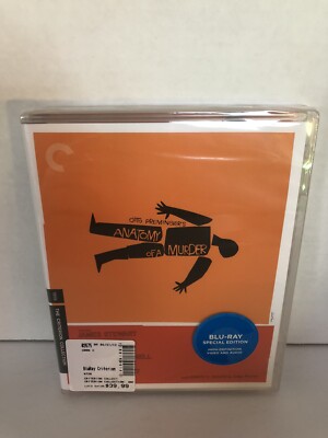 Anatomy of a Murder (1959) Criterion Blu-ray New James Stewart Otto Preminger