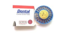 120 pcs Dental Screw Post  Authentic Complete Kit ( Gold ) Keys included U.S.A