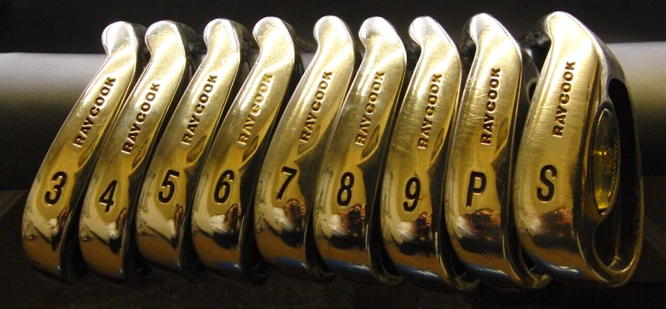 Set of 9 x Ray Cook Pro Spirit Irons 3-SW Regular Graphite Shafts Ray Cook Grips - Image 4 of 4