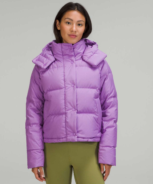 ジャケット・アウター Wunder Puff Super Cropped Jacket 4 Hown Lululemon Wunder Puff Super-Cropped Jacket - Black - lulu
