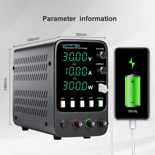 Power Supply Adjustable Voltage Regulator DC Usb Fast Charging Switch 220v 110v - Picture 2 of 20