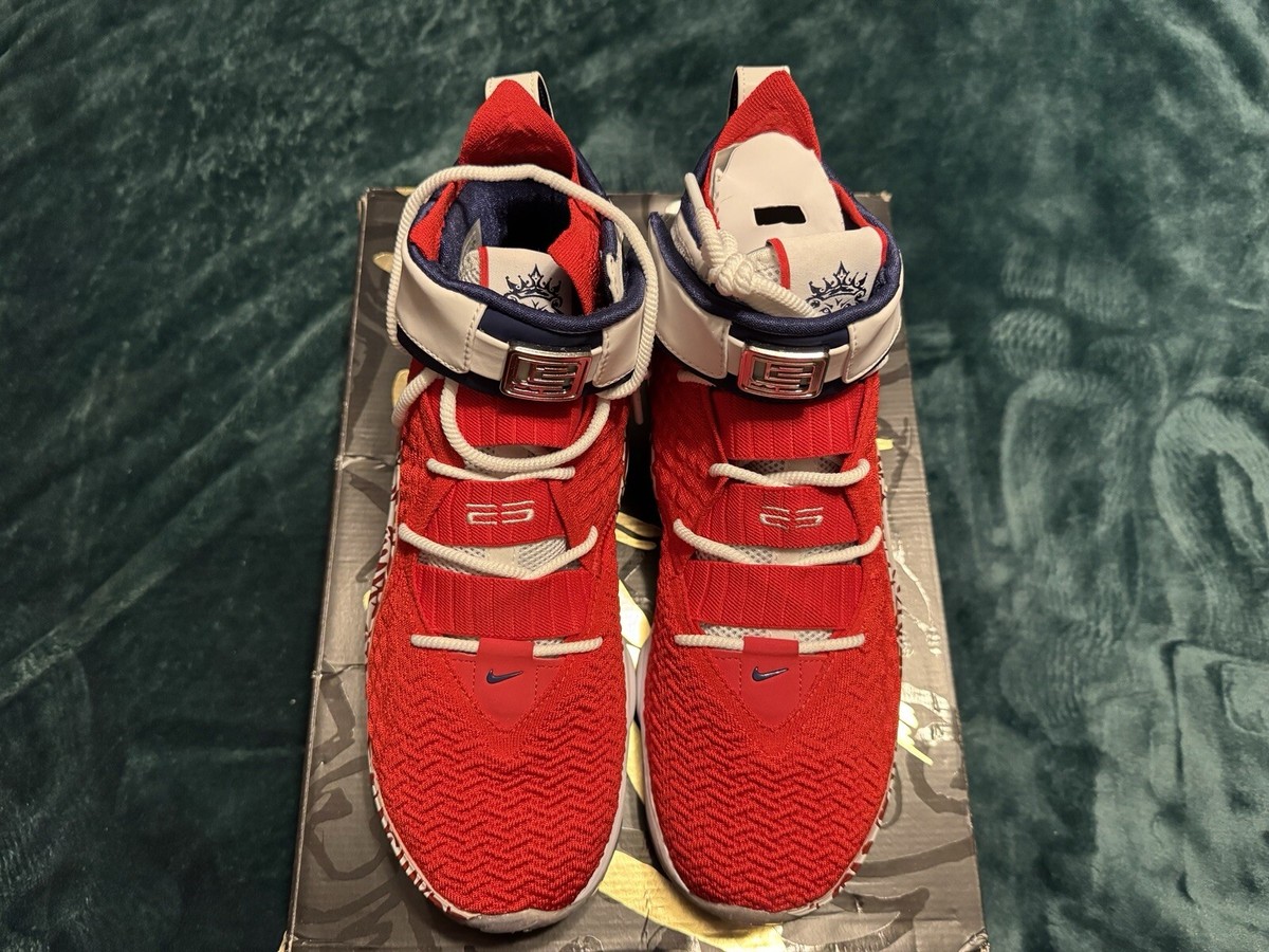 Size 11 Nike LeBron 17 LeBron Red Graffiti for sale online