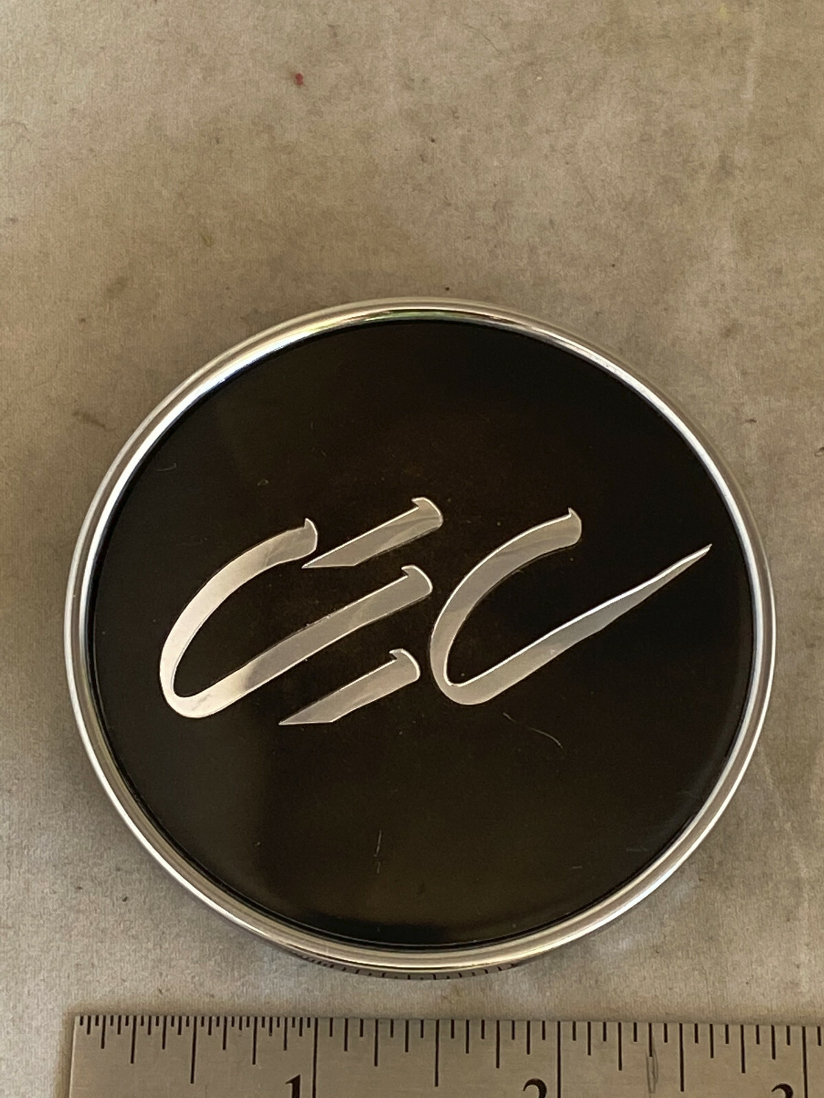 CEC Alloys Chrome and Black Wheel Rim Hub Cover Center Cap C831 831-CAP