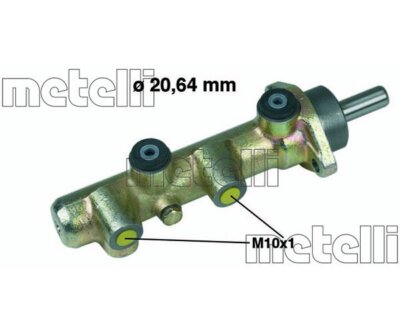 Hauptbremszylinder METELLI 05-0092 für Iveco Daily I Kasten