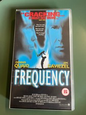 Frequency VHS , Dennis Quaid, Jim Caviezel Sci-Fi Thriller Movie