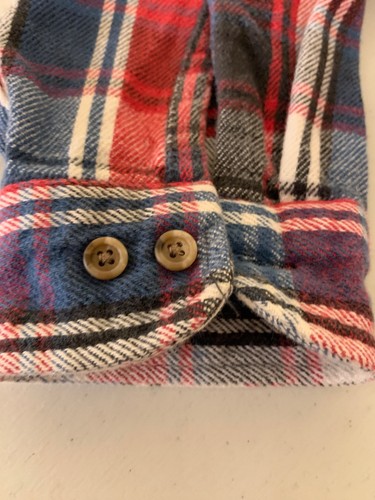 HERREN CHAMIOS SCHWERES FLANELL KARIERTES BUTTON DOWN HEMD GR XXL JAGEN ANGELN - Bild 9 von 12