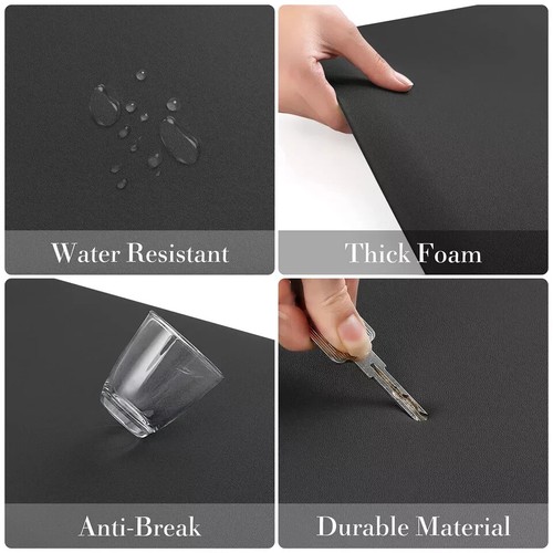2 Stück Küchenmatte Gepolstert Anti-Ermüdung Bodenmatte Strapazierfähig Ergonomisch KomfortH - Bild 4 von 6
